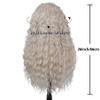 GNIMEGIL 80s Big Curly Blonde Wigs for Women Long Curly Wig Natural Wave Hair Realistic Wigs for White Women Cosplay Party Theater Costume Wig view 2
