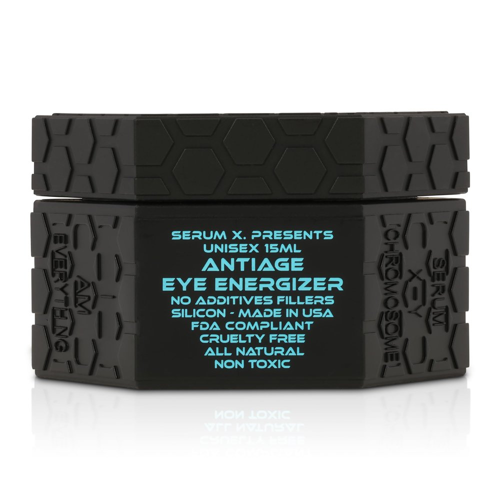 Serum X - Y Chromosome AntiAge Eye Energizer - Anti-Aging Cream for Dark Circles, Fine Lines, and Tired Eyes - Nourishing Formula - Made in USA, Silicon Free, Cruelty Free, All Natural