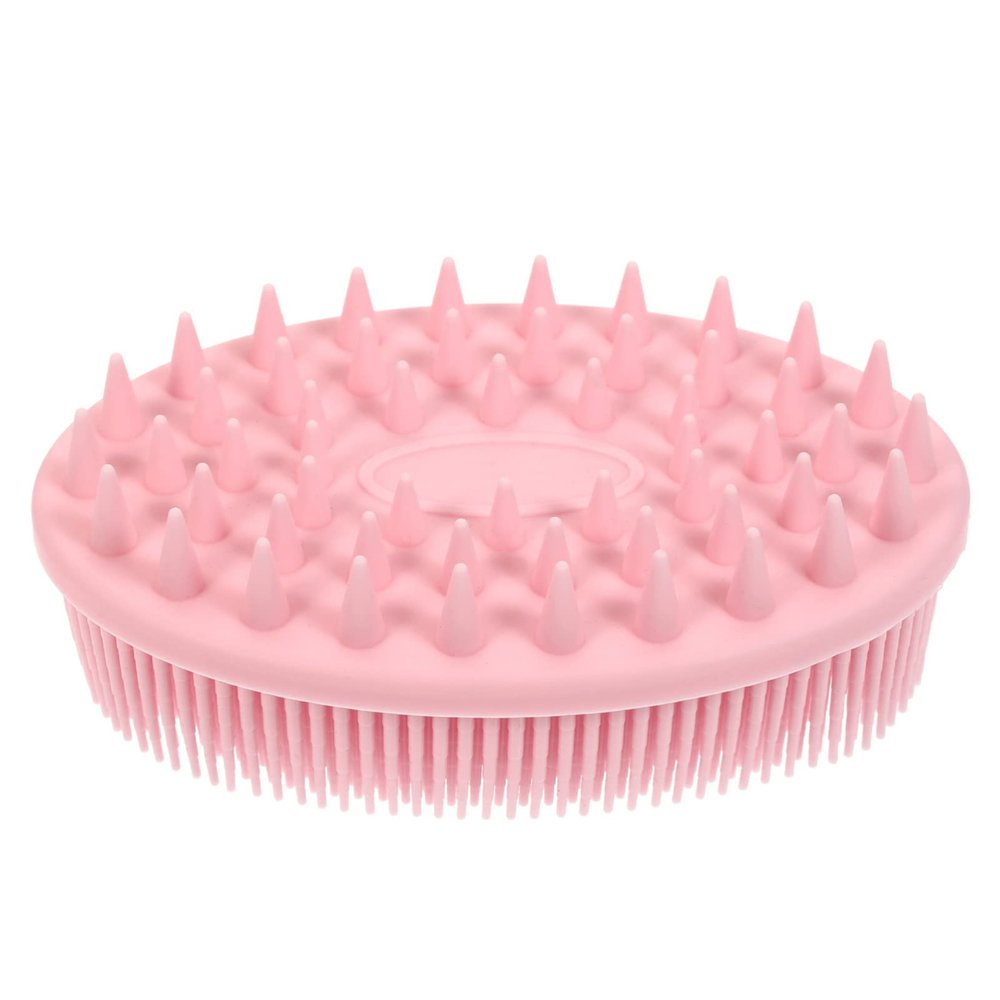 FOMIYES Silicone Bath Brush for Boys and Girls Double-Sided Shower Scrubber Soft Bristles for Sensitive Skin for Bathing and Shampooing Convenient Design