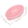 FOMIYES Silicone Bath Brush for Boys and Girls Double-Sided Shower Scrubber Soft Bristles for Sensitive Skin for Bathing and Shampooing Convenient Design view 2