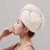 Beaupretty 2pcs Microfiber Hair Wrap Towels Super Absorbent Dry Hair Caps for Quick Drying Wet for All Types Including Curly Thick Stylish Water Absorption Bath Towels view 2