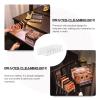 Cabilock 2pcs Multi-grid Transparent Acrylic Makeup Storage Rack Versatile Pressed Powder Display Organizer for Eye Shadow for Dressing Tables and Shelves view 3