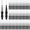 100 Pcs Micro Eyebrow Brush with Cap Brow Lamination Eyelash Brow Brush Lash Filler Eyebrow Lift Tools for Eyelashes Extensions view 1