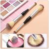Beaupretty 2pcs Dual Ended Blending Brushes for Makeup Blush Highlighter Application Sturdy Handles for Professional Home Use Portable Cosmetic Tools for Women Special Occasions view 4