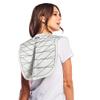 Betty Dain Hair Cutting Guide Collar, Angular and Straight Cutting Guidelines, Weighted Front to Keep Collar in Place, Non-slip, Waterproof Rubber Material, Gray view 1