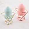 4 Pcs Makeup Sponge Holder Beauty Sponge Holder Blender Drying Rack Makeup Blender Travel Case Egg Powder Puff Display Stand for Dresser and Vanity (Gold & Rose Gold) view 3
