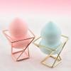 4 Pcs Makeup Sponge Holder Beauty Sponge Holder Blender Drying Rack Makeup Blender Travel Case Egg Powder Puff Display Stand for Dresser and Vanity (Gold & Rose Gold) view 4