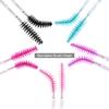 Tbestmax 2000 Disposable Mascara Wands Eyelash Brush Spoolies for Eyebrow Eye Lash Extension Colorful view 2