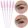 Tbestmax 2000 Disposable Mascara Wands Eyelash Brush Spoolies for Eyebrow Eye Lash Extension Pink view 3