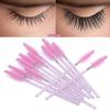 Tbestmax 2000 Disposable Mascara Wands Eyelash Brush Spoolies for Eyebrow Eye Lash Extension Pink view 4