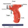 CHUANCI Professional Ear Piercing Gun Kit with 6 Pairs 361L Surgical Steel Earrings Steel Gun Stud Earrings for Body Nose for Home Use (Red Set) view 2