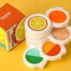 Bowitzki Water Activated Eyeliner Palette With Glitter Smudge proof Face Paint Makeup Kit-Fruit Series (Orange) view 1