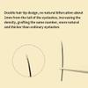 Eyelash Extension, Ellipse Flat Eyelash Extensions Individual Eyelash SuppliesSingle Individual Eyelashes For Salon 8-15mm C/D Curl 0.15/0.2mm Thickness (12mm, 0.20-D) view 4