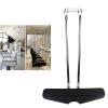 Black Salon Chair Foot Rest Tripod Stand, 12.7 * 17.7 * 4.06 inch Hydraulic Barber Chair for Hair Salons, Beauty Salons, Barber Shops view 2