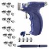 CHUANCI Professional Ear Piercing Gun Kit with 6 Pairs 361L Surgical Steel Earrings Steel Gun Stud Earrings for Body Nose for Home Use (Blue Set) view 1