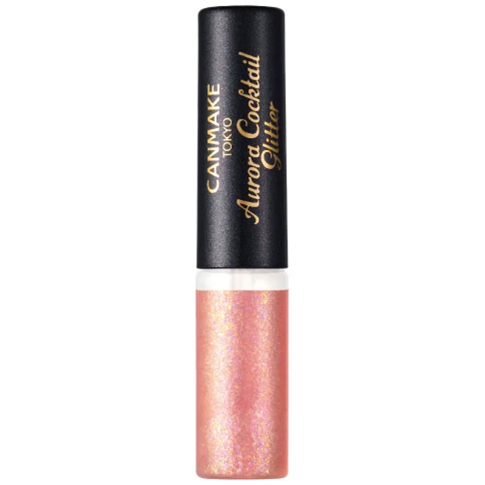 CANMAKE Aurora Cocktail Glitter, Liquid Eyeshadow for Rouge, 0.10 oz (2.9 g) (03 Cranberry Sangria)