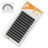3D Clover Eyelashes extensions Supply W-shaped Lashes 3D Self Fanning Volume Eyelash C/D Curl Black Soft False Eyelashes Automatic Blooming Lashes (14mm, W Shape-C-0.07) view 2