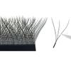 3D Clover Eyelashes extensions Supply W-shaped Lashes 3D Self Fanning Volume Eyelash C/D Curl Black Soft False Eyelashes Automatic Blooming Lashes (14mm, W Shape-C-0.07) view 3