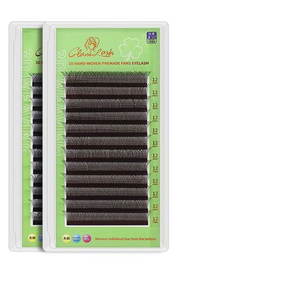 3D/4D/5D W Shape Lashes Extensions Volume Premade 0.07mm C/D Curl 8-14mm Eyelash Extensions Black Cluster Easy Fanning Russian Volume Cluster 12 Rows Eyelashe (9mm, W Shape-D-0.07)