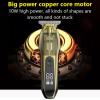 Professional Hair Clippers for Men, Hair Clipper Professional Electric Trimmer With LED Screen Washable Rechargeable Men Strong Power Steel Cutter Head (Color : Gold) view 4