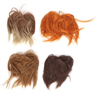 4pcs Messy Hair Bun Wig Stylish Ponytail Scrunchies Hairpieces for Women Girl