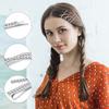 12 Pcs Rhinestone Bobby Pins, 8 Silver Metal Hair Clips 4 X Shaped Crystal Hair Pin Decorations for Lady Women Girls view 3