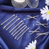 12 Pcs Rhinestone Bobby Pins, 8 Silver Metal Hair Clips 4 X Shaped Crystal Hair Pin Decorations for Lady Women Girls view 4