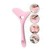 Eyeliner Stencils Wing Tips, Silicone Eyeliner Aid, Lipstick Wearing Aid, Face Cream/Mask Applicator, Easy Makeup Tool, Reusable view 1