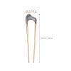 KALLORY 2pcs u Shaped Retro Hair Alloy Chopsticks Hair Accessories for Women Elegant for Casual Weddings Parties and Celebrations Floral view 2