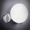 166 8 Inch Extendable Bathroom Mirror with Round Base, Hanging Wall Mounted Makeup Round Double-Sided 360 Swivel Magnification Vanity Cosmetic Mirror Chrome Finish for Bath, Spa and Hotel view 1