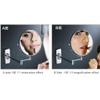166 6/8 Inch Extendable Bathroom Mirror, Wall Mount Magnifying Double-Sided 360 Swivel Vanity Makeup Mirror, Foldable Magnification Vanity Cosmetic Mirror for Bedroom Spa (Size : 6inch) view 3