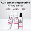 Love Ur Curls - Shampoo & Conditioner Set with All in One Curl Cream Styler for Kinky & Coily Hair, 3 Step System for Repair and Moisturizing view 2
