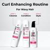 Love Ur Curls - Shampoo & Conditioner Set with All in One Curl Cream Styler for Wavy Hair, 3 Step System for Repair and Moisturizing view 2