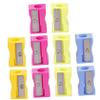 NUOBESTY Handheld Boys and Girls Pencil Sharpener 24pcs Mini Plastic Smooth Surface Easy to Clean view 1