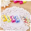 NUOBESTY Handheld Boys and Girls Pencil Sharpener 24pcs Mini Plastic Smooth Surface Easy to Clean view 3