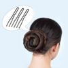 100 PCS Invisible Wave Hairgrip U Shaped Hair Pins Kit Large Heavy Duty Crinkled Hair Pins for Women and Ballet Bun with Box (2.4 in, Black) view 4