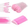 200PCS Disposable Mascara Wands Eyelash Brush and Micro Applicator Brush, Makeup Applicators Brushes Tools Kit for Eyelash Extension Pink view 1