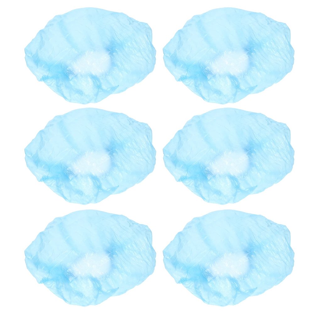 KALLORY 200pcs Disposable Bath Hair Caps for Women Multi-purpose Shower Caps Elastic Band for Spa Travel and Home Use Convenient Bathing Supplies