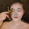 Massage Comb Wooden Comb Wood Scalp Caring Scalp Wide Tooth Hair s for for Massage view 4