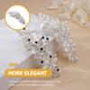 Beaupretty Elegant Rhinestone Hairpin for Women Beaded Hair Clip for Weddings Parties and Special Occasions Accessory to Hairstyle view 3