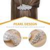 Beaupretty Elegant Rhinestone Hairpin for Women Beaded Hair Clip for Weddings Parties and Special Occasions Accessory to Hairstyle view 4