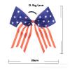 Independence Day Cheer Bow Patriotic Cheerleader Hair Bows America Flag Bows JHH36 (2 Pcs-Set A) view 4