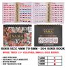 VAMA Plain Round Small Bind Book Forehead Sticker Indian Booklet for Girls & Women (Mini Bindis Booklet - 504 Bindis) Small (4Mm to 6Mm) Multicolor view 3