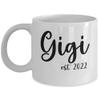 Gigi Mug, Gigi Gifts, Coffee Cup for Gigi, New Baby Announcement, Gigi established 2022, Grandparents Day Presents view 1
