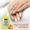 PRO NAIL - Cuticle Revitalizing Oil for Nails, Peach, 128 Oz - Professional Strength, Pedicure and Manicure - Moisturizes and Strengthens Nails and Cuticles - Soothing and Nourishing, Bulk view 4