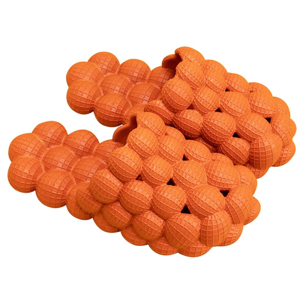 Massage Bubble Slides Slippers for Women Men,Tatanallie Funny Lychee Bubble Spa Slippers,Cloud Cushion Pillow Gym Slides Slippers,Non-slip Thick Sole Shower Bedroom House Slippers,Reflexology Sandals