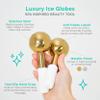 MontBeauty Stainless Steel Ice Globes for Facials (Gold), Durable Cryo Globes Instantly Reduce Puffiness, Tighten Pores and Sinus Relief, Face Globes for Facial Massages and Daily Beauty Routines view 2