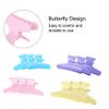 12Pcs Butterfly Hair Clips Salon Clip Butterfly Holding Hair Clip Hair Section Claw Clamps Hairdressing Tool Colorful Section Hairdressing Clamps view 3