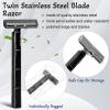 Chumia 500 Pcs Disposable Twin Blade Razor Shaving Safety Razor for Men Individually Wrapped with Clear Safety Cap Bulk Packed Portable for Hotel Guest House Travel Home Use(Black) view 2