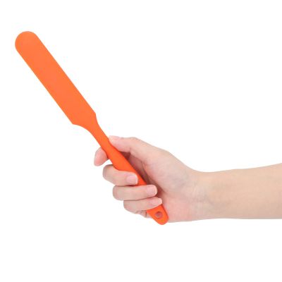Wax Spatula, Silicone Reusable Hair Removal Waxing Applicator Scraper for Home Salon Wax Warmer(Orange)